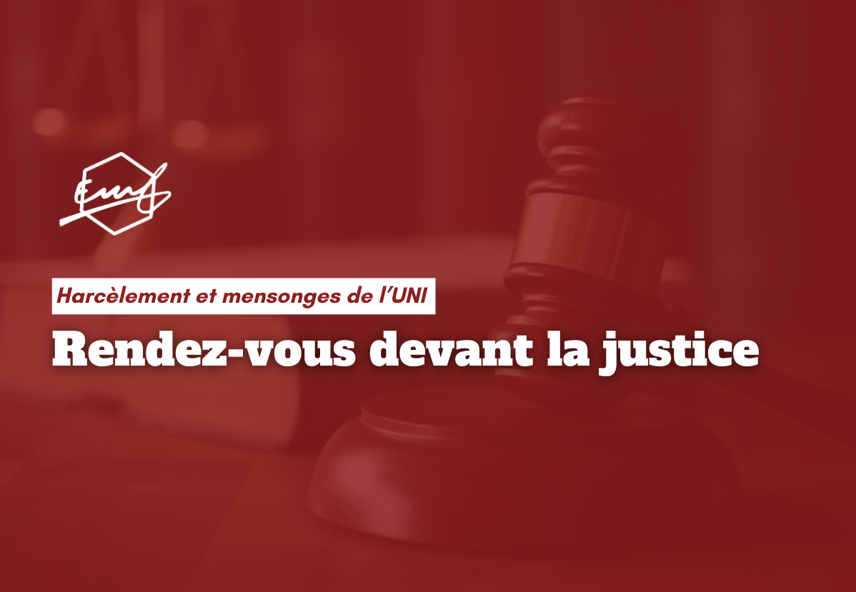 Lors d’une audition à l’Assemblée Nationale, l’UNI s’est attaqué aux étudiants musulmans et à EMF. Une plainte contre l’organisation d’extrême-droite pour diffamation a été déposée.